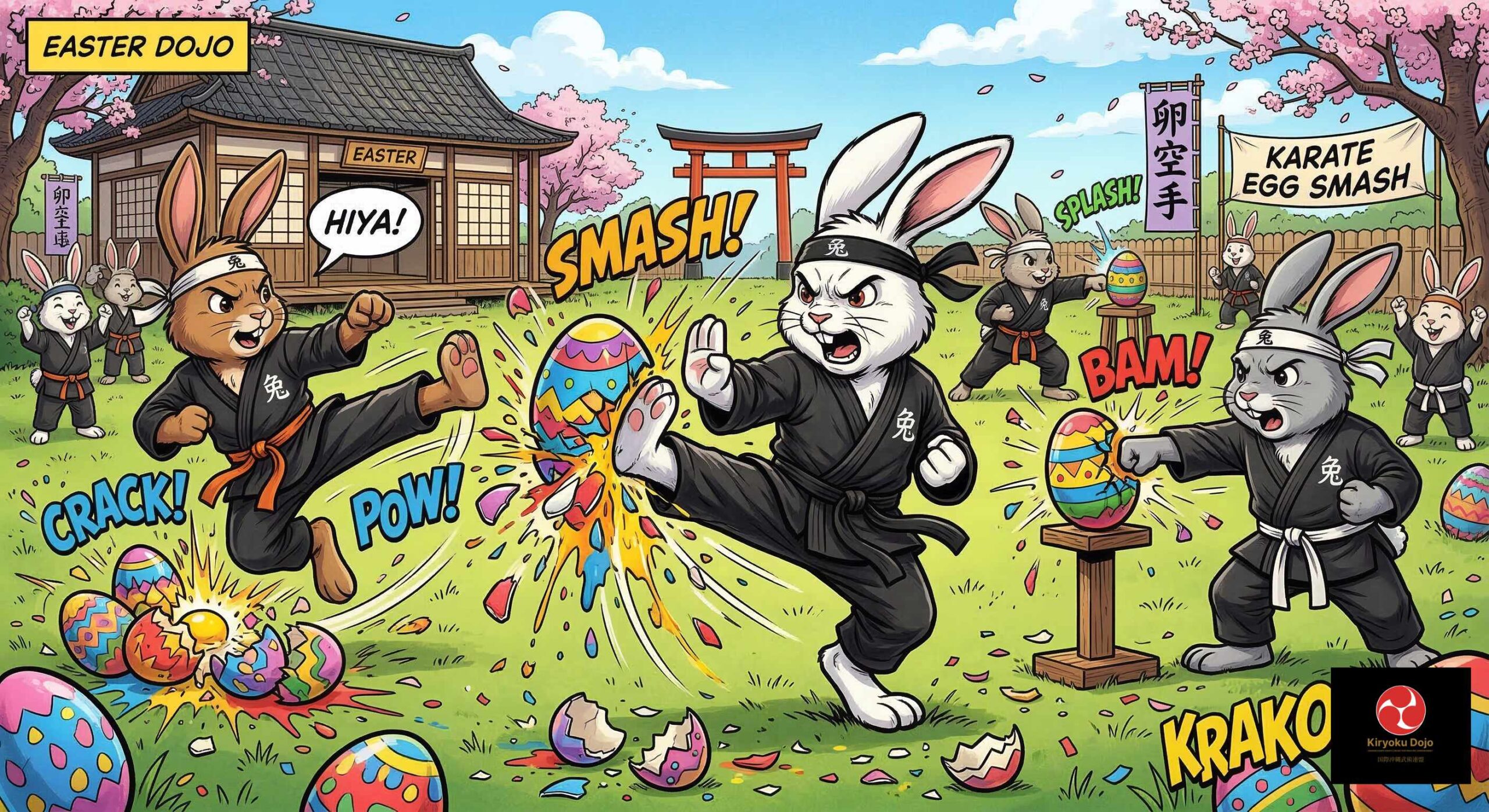 Osterferien im Dojo vom Montag, 30.3.26, bis 10.04.26